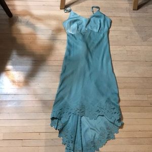 Mendocino-Mint Green spaghetti strap dress